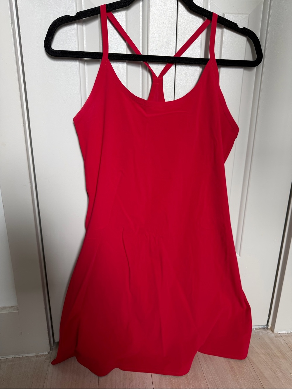 Red Outdoor Voices Workout Dress